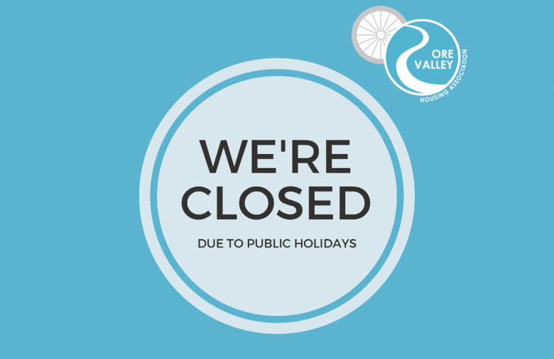 OVHA Public Holiday Closed Sign